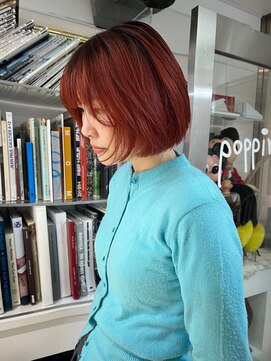 ポピンズ(poppins) オレンジベージュ