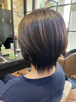 ヘアーラウンジ アンフィ 井土ヶ谷(Hair Lounge Anphi)&nbsp;【Before  after】　髪質改善　レイヤーショート