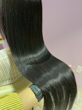 ロアゾブルー(L'oiseau Bleu) ロングヘアー 髪質改善カラー(白髪染め可)トリートメント