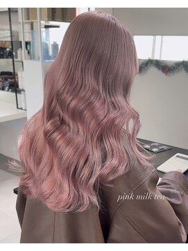 ベレーザ 渋谷(BELEZA) 15281ブリーチ&ダブルカラーラベンダーパープルレイヤーロング