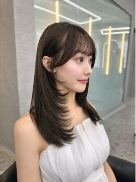 ボタン ハカタ(VOTAN hakata) 市野瀬裕奈/博多韓国ヘア/顔周りカット/レイヤーカット/暗め