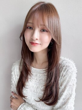 リヤン 表参道(lyann) モテ髪外ハネボブ艶感こなれヘア斜めバングうる艶髪愛され