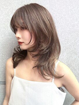 ロビー 表参道(ROBBY) ロングレイヤーカット/くびれヘア/大人上品/30代40代/ミディアム