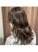 大人レイヤーカット白髪ぼかし脱白髪染め40代50代60代