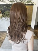 大人韓国風◎ブリーチなしミディアムベージュくびれヘア