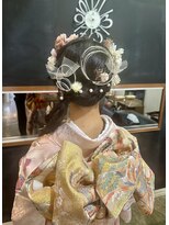 アビリティ ヘアー(ability hair)&nbsp;和装　成人式　振袖　編みおろしスタイル
