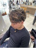 【大人気!!】ハイライト×波巻きスパイラルパーマ