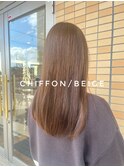 透明感たっぷり＊シフォンベージュ