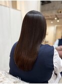 髪質改善で叶えるうるおい艶セミロング