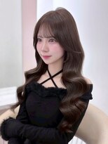 リエル 京都四条烏丸(Liyelle)&nbsp;小顔外ハネミディアムアッシュ20代30代40代くびれミディ韓国ヘア