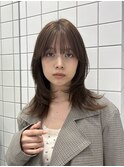 ミルクティーブロンド/ダークブルー/ワンホンレイヤー/銀座