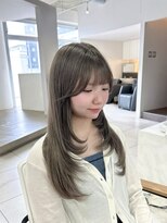 ユッカ 高槻茨木店(YUCCA)&nbsp;【 YUCCA 】可愛い20代ハッシュカット・/オリーブグレージュ