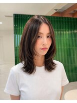 サードショップ 梅田茶屋町店(THIRD SHOP)&nbsp;グレージュ×レイヤーカット