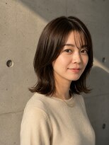 アームスヘアー 狭山ヶ丘店(arm's hair)&nbsp;【狭山ヶ丘・小手指・武蔵藤沢】韓国風外ハネカット×カラー