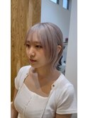 ショートウルフ/ホワイトブロンド