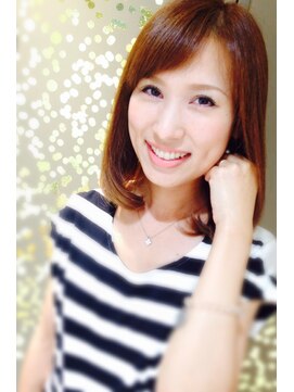 クラメール 黒崎コムシティ店(Kraemer) 大人可愛いナチュラルセミディボブ