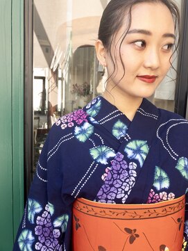モアナサーフライダー(Moana surfrider) 【kawase_mai】大人可愛い10代20代30代40代　浴衣アレンジ