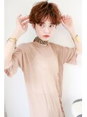 【FERIA 池田】マッシュショート*大人マロンベージュ