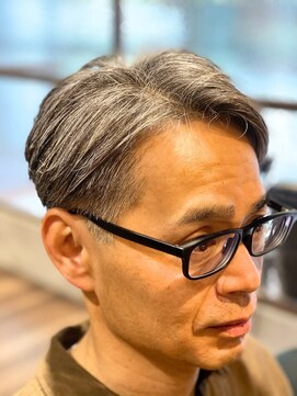 ビジネスマン必見 40代50代にオススメ 七三オールバック L メンズココ 日本橋店 Mens Coco のヘアカタログ ホットペッパービューティー