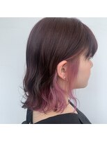 サロンドミルク 溝の口店(salon de MiLK)&nbsp;さりげなくオシャレに！インナーピンク♪