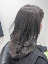 ジエクト 本店(The Ect)&nbsp;チャコールグレー×こなれヘア×モノトーングレージュ