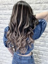 美容室もぜか堂 【もぜか堂】エクステハイライト×ミルクベージュ