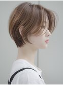前髪長め大人ショートボブ20代30代40代【AIN.表参道】川原大地