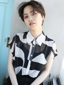 バース(BIRTH) 天神【BIRTH】前髪なしショート×マロンベージュ 3