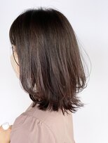 アイティーバイアルバム 藤沢店(IT by ALBUM) グレージュレイヤーミディ_フェザーバング_ba346101