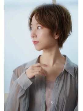 クレドガーデン 西新井店(CRED GARDEN) 小顔ショートボブ×くすみベージュ×ウルフボブ/西新井クレドs
