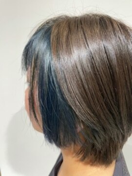 ヴォージュアーム(VOGES ame) ショートボブ×インナーカラー