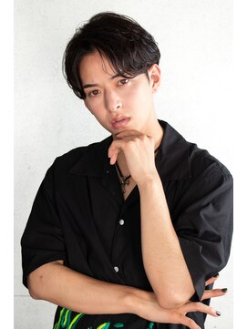 クロエ 門前仲町(Cloe) メンズナチュラルセンターパートスタイル