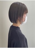 扱い簡単!春にオススメ切りっぱなしボブ