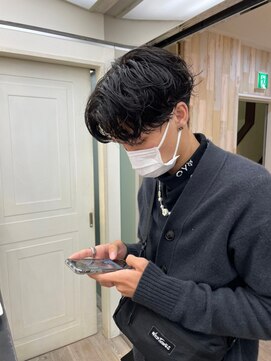 ナンバー アンフィール 渋谷(N° anfeel) 【HIKARU】@hikaru_cut クラウドマッシュパーマ/渋谷駅5分