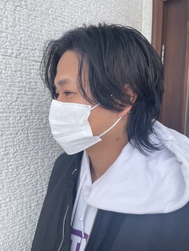 アーキヘアーカリス(archi hair charis) ウルフ×ブルーブラック