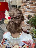 『ヘアアレンジ/成人式/卒業式/着物』