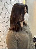 大人かわいいくびれミディアム