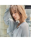 シルキーベージュ　20代30代40代大人可愛い似合わせカット