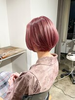 ザ オーダー(THE ORDER)&nbsp;ハイトーンピンクカラー/ショートボブ/ケアブリーチ/