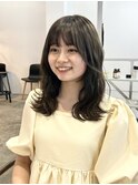 アッシュブラウン/イヤリングカラーブリーチ白髪染め白髪ぼかし
