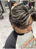 NEXT静岡NEO【櫻田】ハイライトメッシュセンターパートウルフ