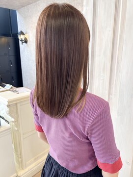 キャアリー(Caary) 福山市Caary話題のダメージレス酸性ストレートロングスタイル