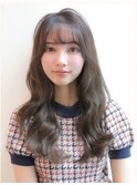 《Agu hair》ミントアッシュロング×numberA.ケアオイルスリーク