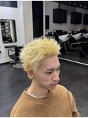 スパイキーショート ハイトーンカラー 刈り上げないスパイキー