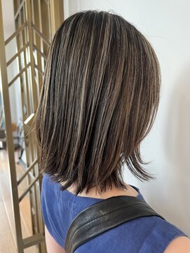 プラスシー(+C) 大人の地毛ハイライト/福岡地毛にハイライト/福岡白髪ぼかし