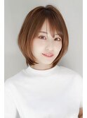 【GEEKS渋谷】レイヤーボブ/夏カラー/20代30代/前髪あり/透明感