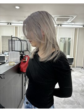 ウル 岡山駅店(ULu.) 髪質改善ハイトーンバレイヤージュハイライトブリーチ岡山倉敷