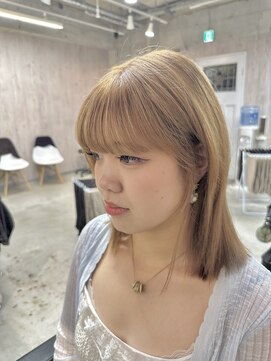 ロイオブジゼル(roi of GiseL) ミルクティーベージュダブルカラーインナーカラーケアブリーチ