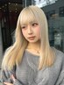 【ブリーチダメージ98％カット】ケアブリーチ＋オンカラー￥13,000