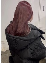 シーン(SCEN)&nbsp;red color × inner beige